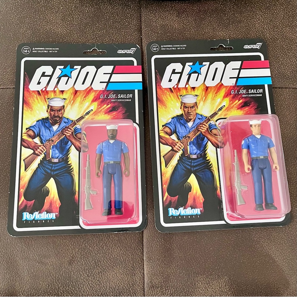 G.I.Joe 2021 4” Super7 Sailor Navy Serviceman Dual